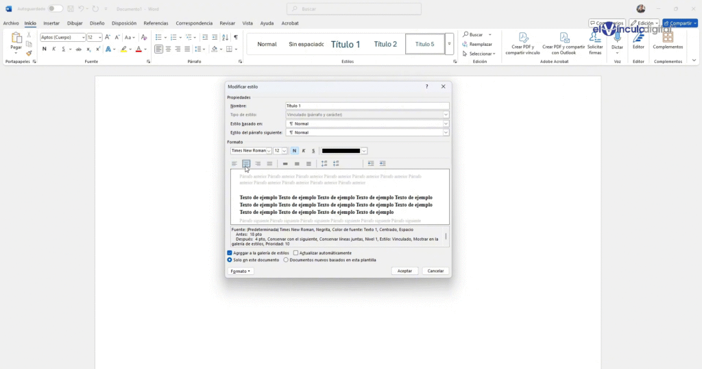 Cómo crear todos los niveles de títulos siguiendo las normas APA 7° edición en Word