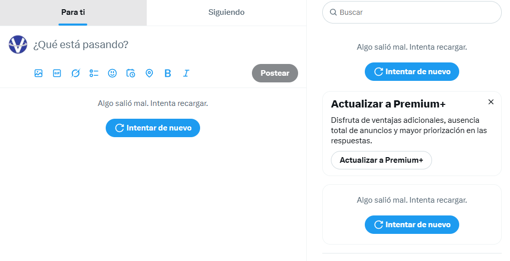 Twitter / X está caído este martes 18 de noviembre: no es tu Internet