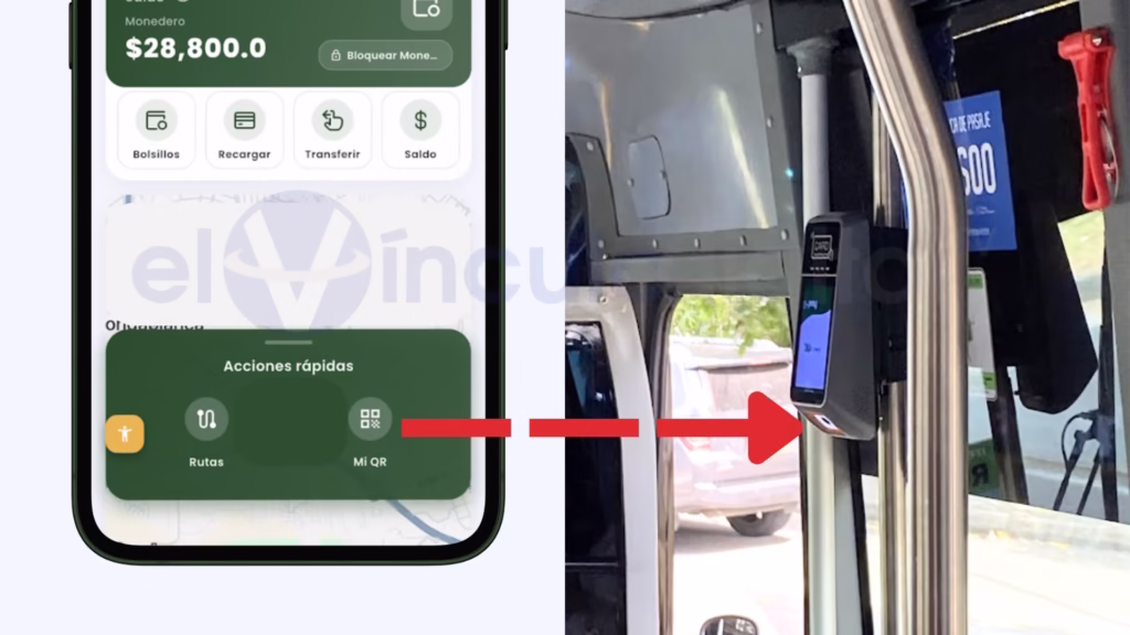 Pago con QR en buses de Metrolínea